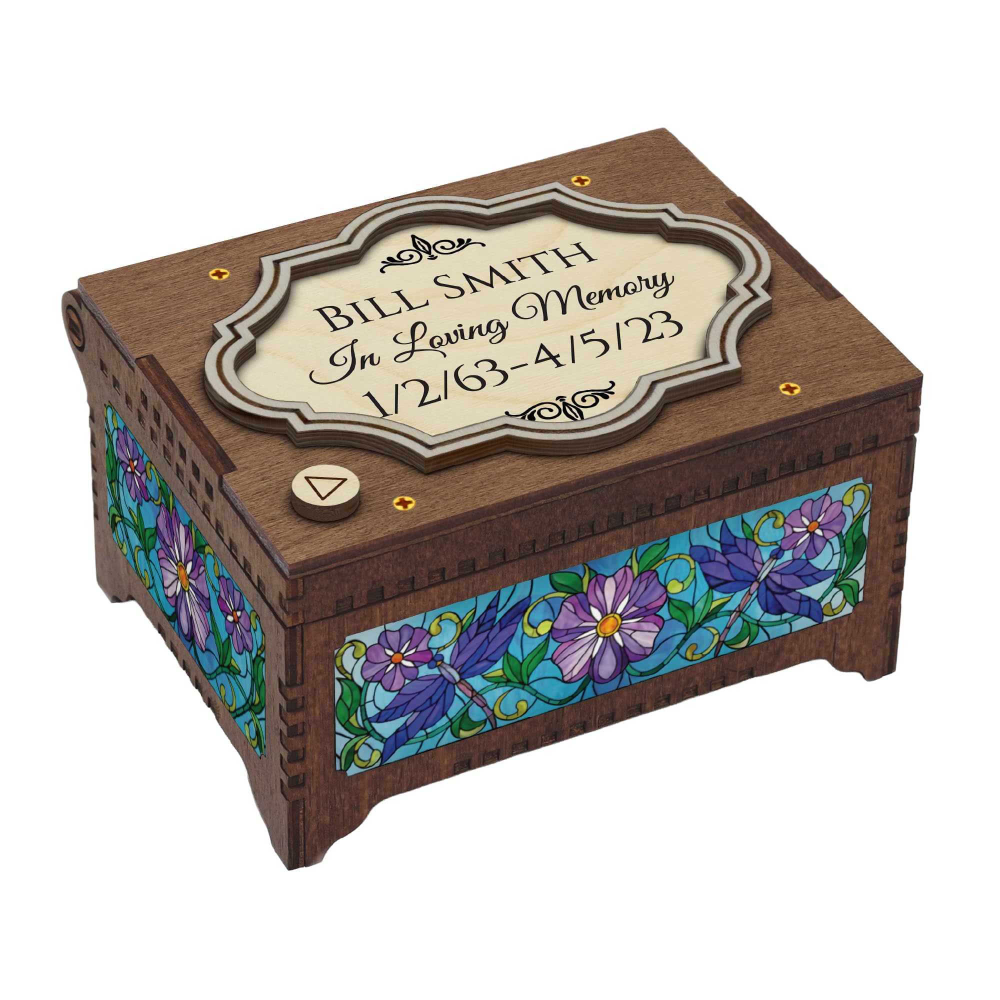 Amazon.com: Davidson Workshop Memorial Custom MP3 Music Box, Voice